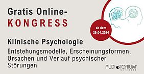 Titelbild Online Kongress Klinische Psychologie
